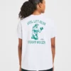 Oversized-T-shirt med tryck ”Strong Women”