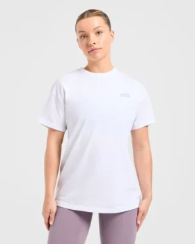 Oversized-T-shirt med tryck ”Strong Women”