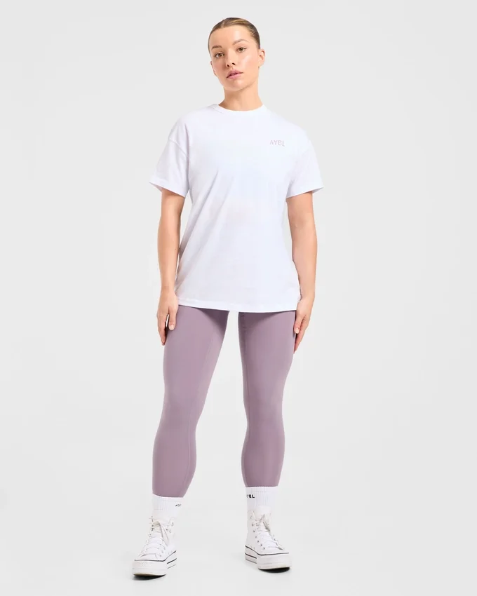 Oversized-T-shirt med tryck ”Strong Women”