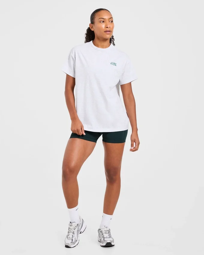 Oversized-T-shirt med tryck ”Strong Women”