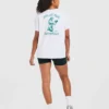 Oversized-T-shirt med tryck ”Strong Women”
