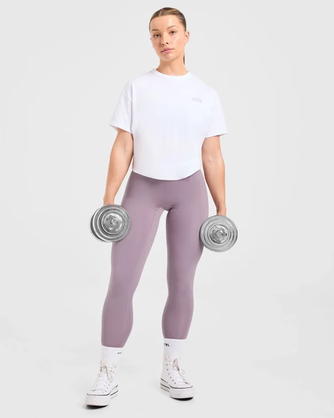 Oversized-T-shirt med tryck ”Strong Women”