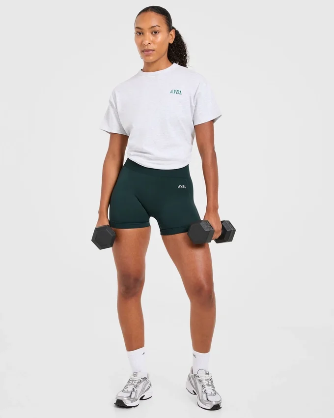Oversized-T-shirt med tryck ”Strong Women”