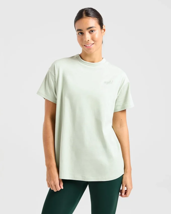 Oversized-T-shirt med trycket ”Show Yourself Kindness”