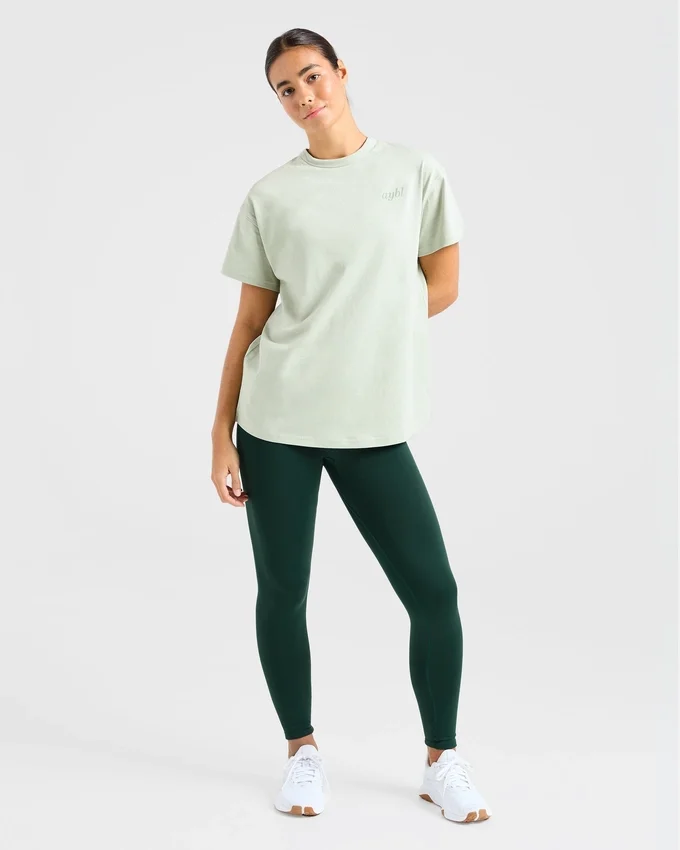 Oversized-T-shirt med trycket ”Show Yourself Kindness”