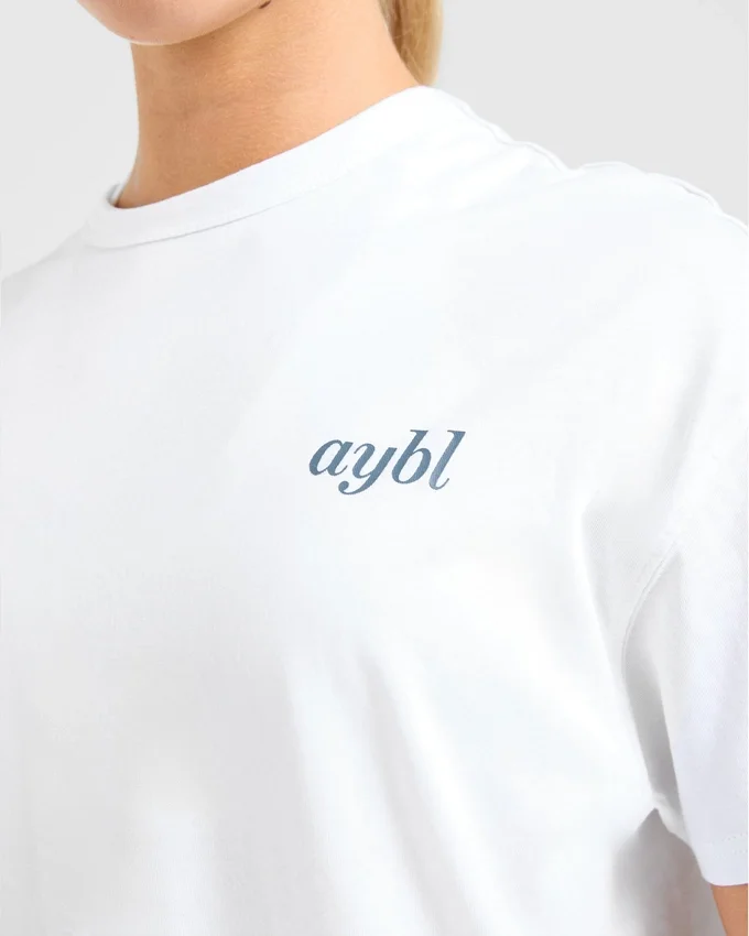 Oversized-T-shirt med trycket ”Show Yourself Kindness”