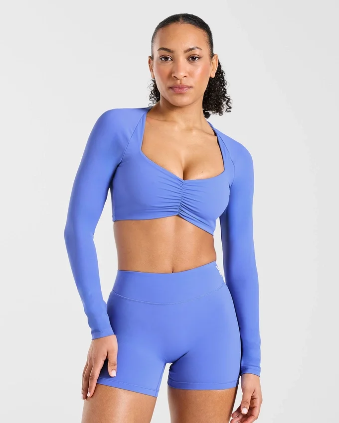 Physique långärmad crop-top