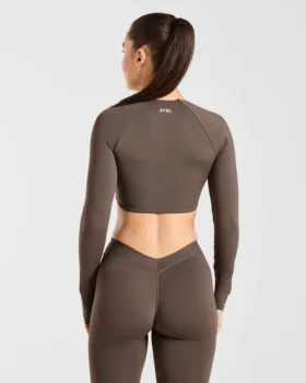 Physique långärmad crop-top