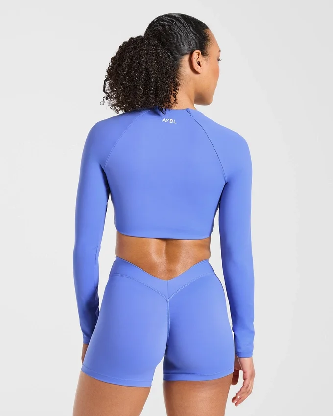 Physique långärmad crop-top