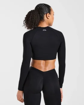 Physique långärmad crop-top