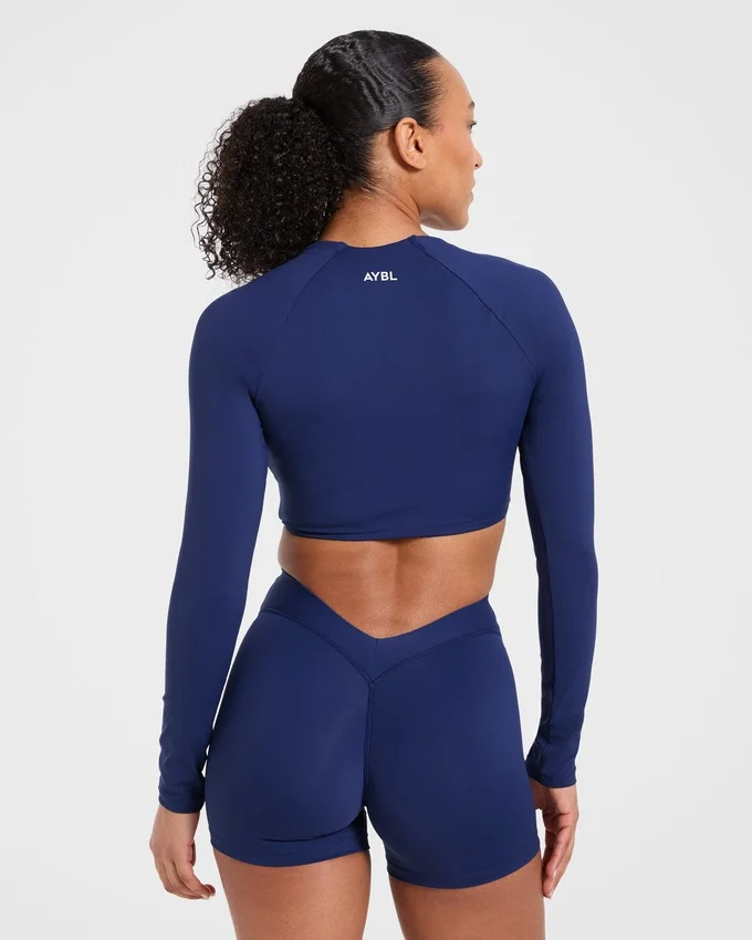 Physique långärmad crop-top