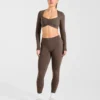 Physique långärmad crop-top
