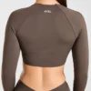 Physique långärmad crop-top