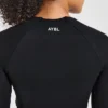Physique långärmad crop-top