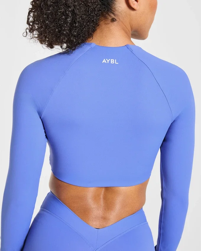 Physique långärmad crop-top