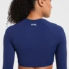 Physique långärmad crop-top