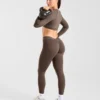 Physique långärmad crop-top
