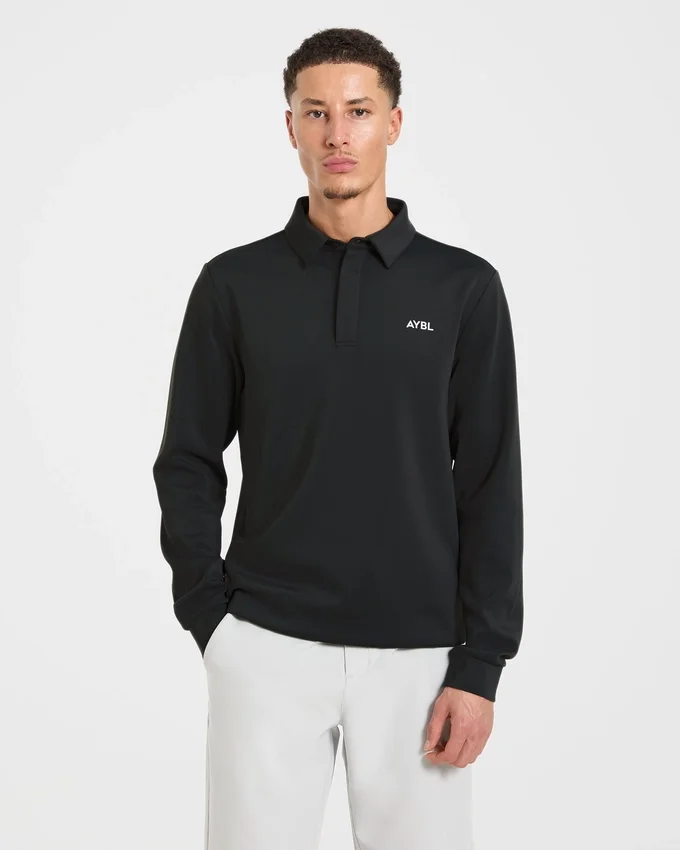 Precision långärmad tröja med krage