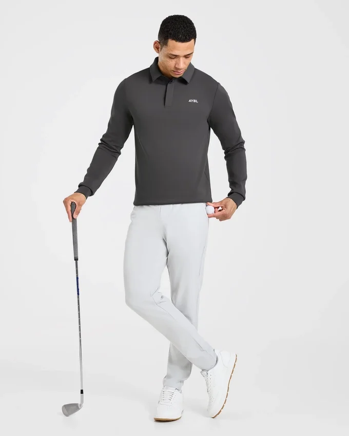 Precision långärmad tröja med krage