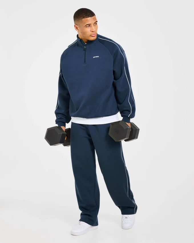 Restore Oversized Mjukisbyxor med raka ben