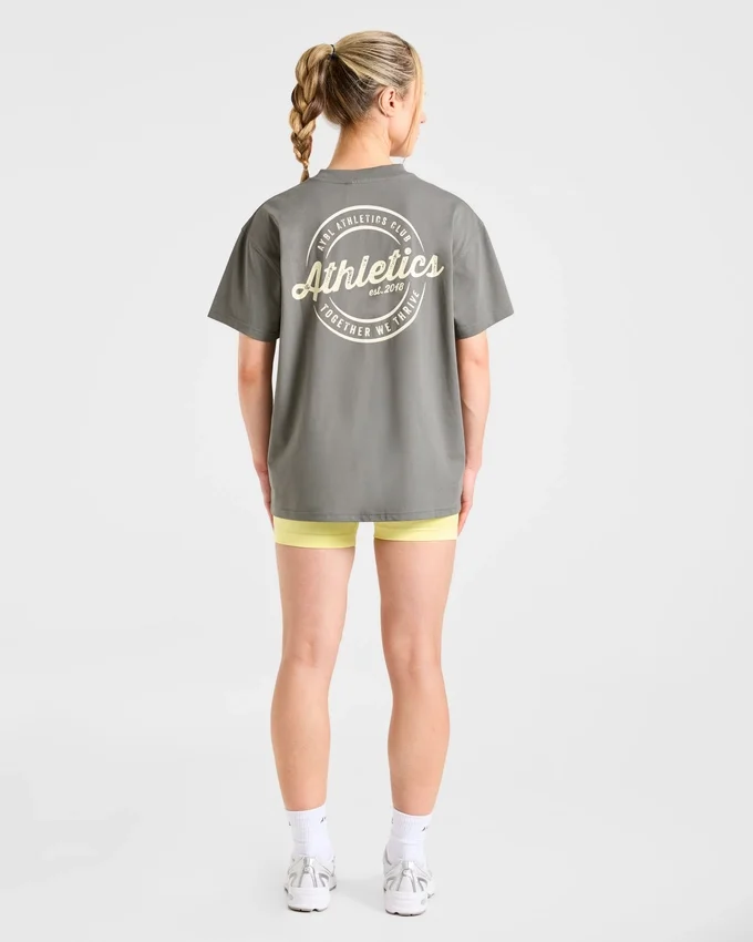 Retro Athletics Club Oversized T-shirt