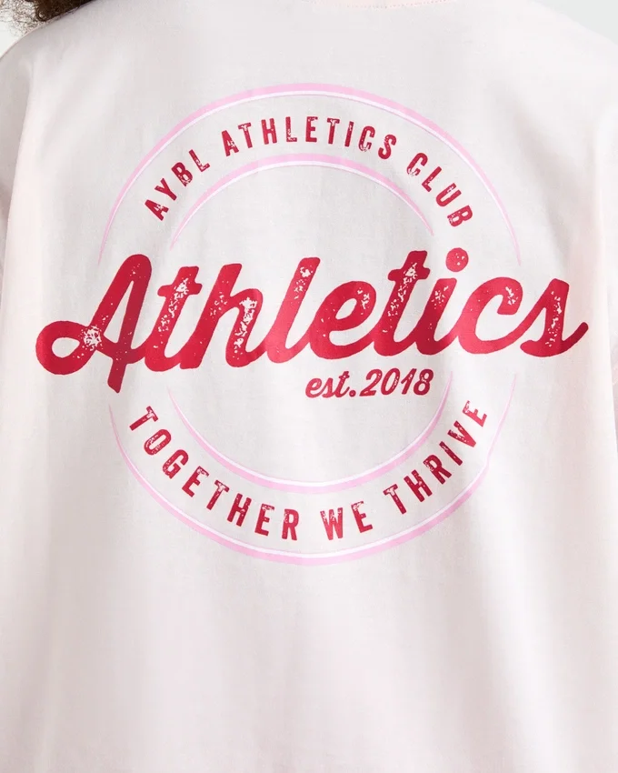 Retro Athletics Club Oversized T-shirt