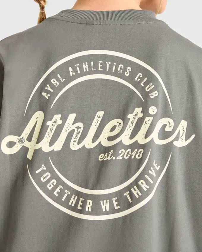 Retro Athletics Club Oversized T-shirt