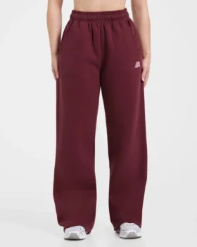 Retro Athletics Mjukisbyxor med raka ben i oversized-passform