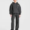 Retro Athletics Mjukisbyxor med raka ben i oversized-passform