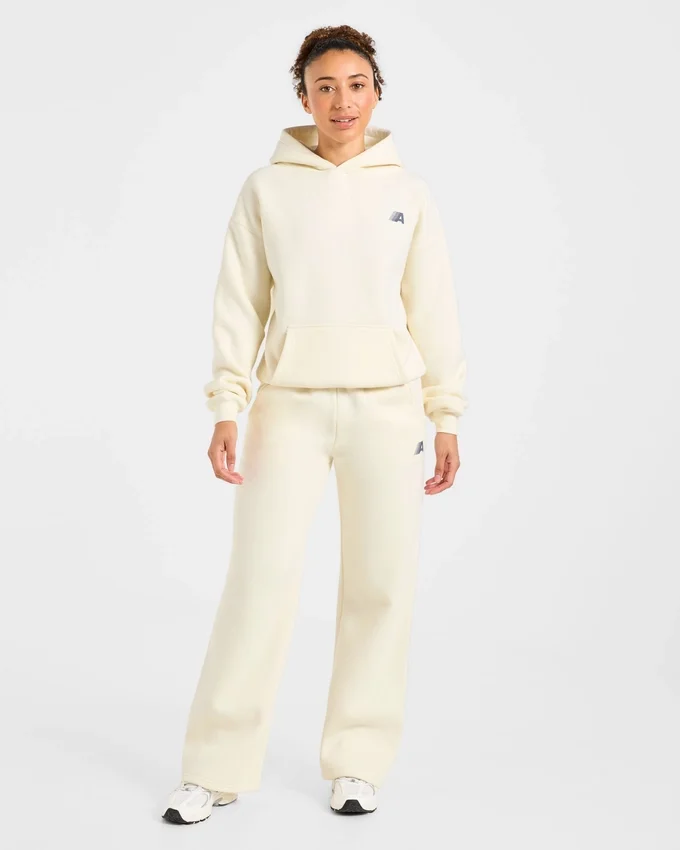 Retro Athletics Mjukisbyxor med raka ben i oversized-passform