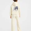 Retro Athletics Mjukisbyxor med raka ben i oversized-passform