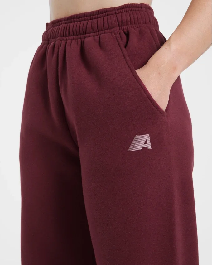 Retro Athletics Mjukisbyxor med raka ben i oversized-passform