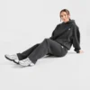 Retro Athletics Mjukisbyxor med raka ben i oversized-passform