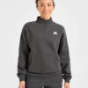 Retro Athletics Oversized-tröja med 1/4 dragkedja
