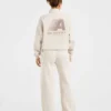 Retro Athletics Oversized-tröja med 1/4 dragkedja