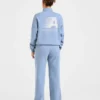 Retro Athletics Oversized-tröja med 1/4 dragkedja