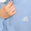 Retro Athletics Oversized-tröja med 1/4 dragkedja