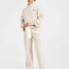 Retro Athletics Oversized-tröja med 1/4 dragkedja