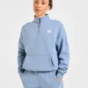 Retro Athletics Oversized-tröja med 1/4 dragkedja