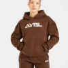 Retro-broderad oversized-hoodie