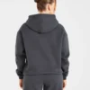 Retro-broderad oversized-hoodie