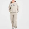 Retro-broderad oversized-hoodie