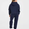 Retro-broderad oversized-hoodie