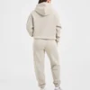 Retro-broderad oversized-hoodie