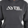 Retro-broderad oversized-hoodie