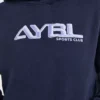 Retro-broderad oversized-hoodie