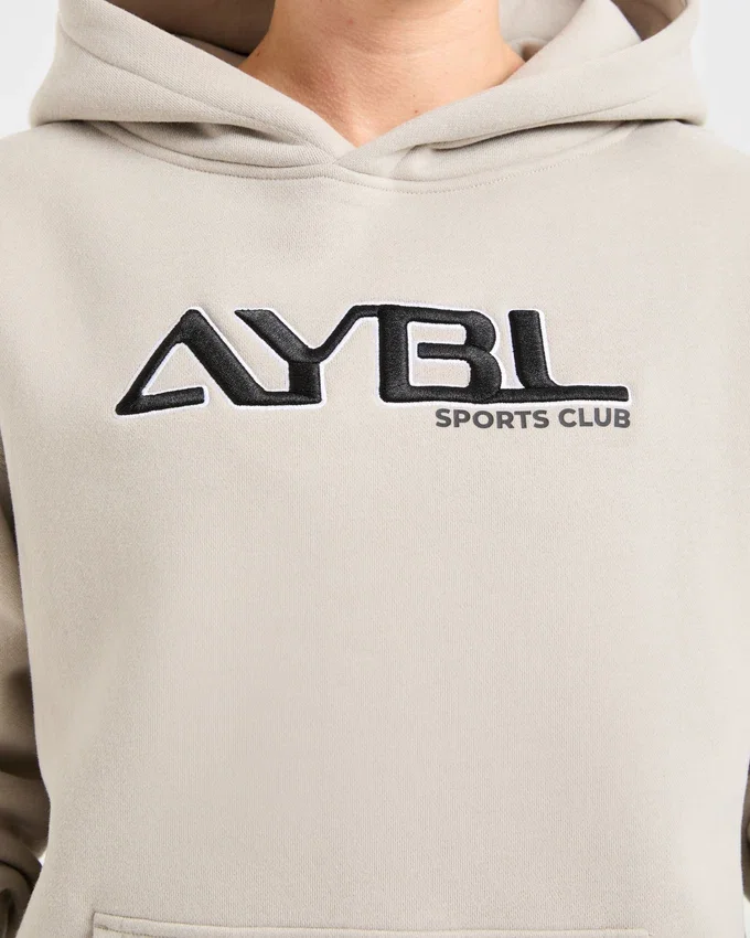 Retro-broderad oversized-hoodie