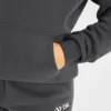 Retro-broderad oversized-hoodie