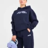 Retro-broderad oversized-hoodie