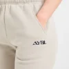 Retro-broderade mjukisbyxor i oversized-modell